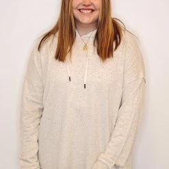 Purple Door Boutique Lounge & Athletic Wear Mono B Oatmeal Sprinkle Chill Fit Hoodie