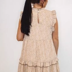 Purple Door Boutique Vintage Olive Tiered Babydoll Dress 9 Purple Door Boutique Vintage Olive Tiered Babydoll Dress