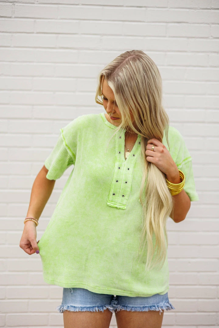 The Purple Door Boutique New Arrivals Summer Knit Neon Green Top 4 The Purple Door Boutique New Arrivals Summer Knit Neon Green Top