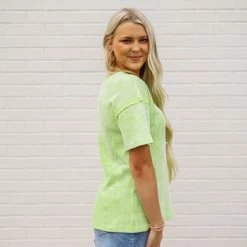 The Purple Door Boutique New Arrivals Summer Knit Neon Green Top 10 The Purple Door Boutique New Arrivals Summer Knit Neon Green Top