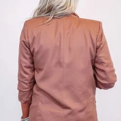Purple Door Boutique Small Town Charm Hazelnut Blazer