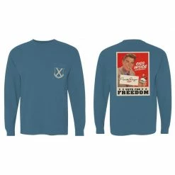 T-Shirts Old Row Cigs Inside Reagan Blue T Shirt