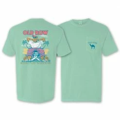 T-Shirts Old Row Smooth And Unfiltered Green Short Sleeve T-Shirt