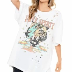 Purple Door Boutique White Rock N Roll Tee