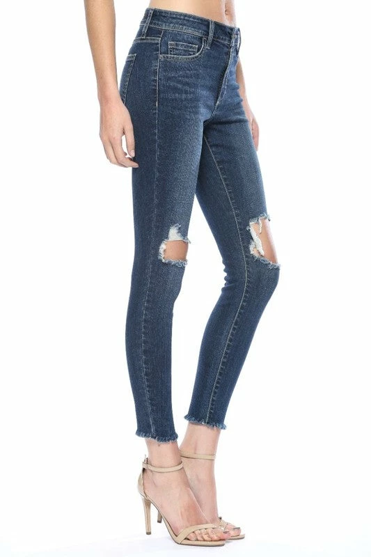 Purple Door Boutique Forever & Always Dark Denim Skinny Jeans Ladies' 2 Purple Door Boutique Forever & Always Dark Denim Skinny Jeans Ladies'