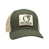 Peach State Pride Georgia Patch Olive & Khaki Trucker Hat Hats