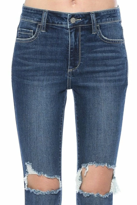 Purple Door Boutique Forever & Always Dark Denim Skinny Jeans Ladies' 4 Purple Door Boutique Forever & Always Dark Denim Skinny Jeans Ladies'