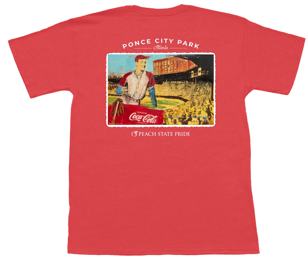 T-Shirts Peach State Pride Atlanta Crackers T Shirt 1 T-Shirts Peach State Pride Atlanta Crackers T Shirt