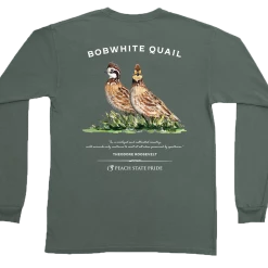 Peach State Pride Bobwhite Quail T Shirt T-Shirts
