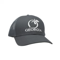 Peach State Pride Georgia Charcoal Trucker Hat Hats