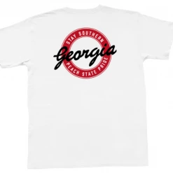 Peach State Pride Retro Georgia T Shirt
