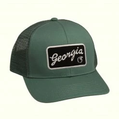 Peach State Pride Georgia Script Trucker Hat Hats
