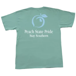 T-Shirts Peach State Pride Youth Stay Southern Seafoam T Shirt