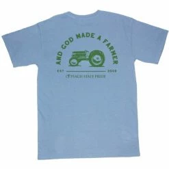 Peach State Pride Youth God Made A Farmer T Shirt