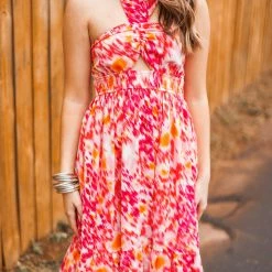 Purple Door Boutique Hawaiian Tropics Maxi Dress New Arrivals