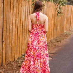 Purple Door Boutique Hawaiian Tropics Maxi Dress New Arrivals