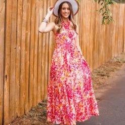 Purple Door Boutique Hawaiian Tropics Maxi Dress New Arrivals