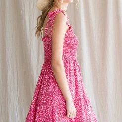 Purple Door Boutique New Arrivals Summer Sweet Pink Babydoll Dress