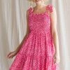 Purple Door Boutique New Arrivals Summer Sweet Pink Babydoll Dress