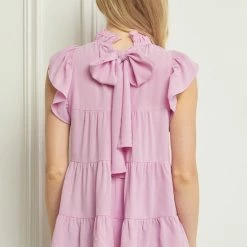 Purple Door Boutique Ladies' Making Memories Baby Pink Tiered Top 7 Purple Door Boutique Ladies' Making Memories Baby Pink Tiered Top