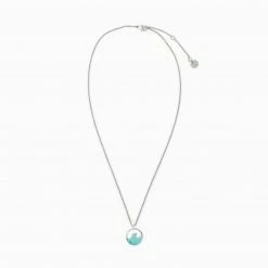 Pura Vida Stone Wave Necklace Silver