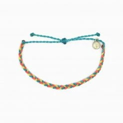 Jewelry Pura Vida Mini Braided Multi Bracelets - Rainbow Sherbert