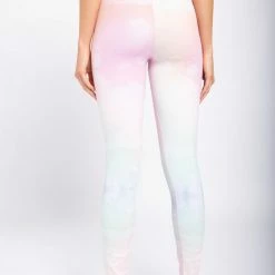 Mono B Athleisure Ladies' Mono B Rainbow Cloud Leggings