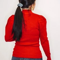 Purple Door Boutique Merry Season Red Knit Sweater Ladies' 5 Purple Door Boutique Merry Season Red Knit Sweater Ladies'