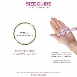 BuDhaGirl Red/White Veda Bangles