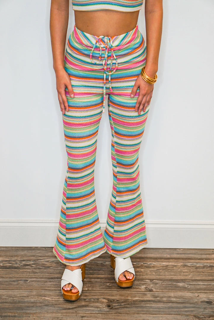 Purple Door Boutique Multicolor Striped Two Piece Set 7 Purple Door Boutique Multicolor Striped Two Piece Set