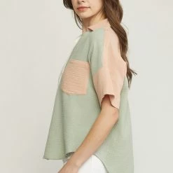The Purple Door Boutique True Wish Sage Colorblock Top New Arrivals 10 The Purple Door Boutique True Wish Sage Colorblock Top New Arrivals