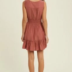 Purple Door Boutique Smocked Sienna Summer Dress Ladies'