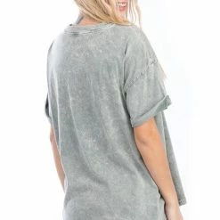 Purple Door Boutique Wild And Free Grey Tee