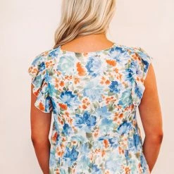 Purple Door Boutique New Arrivals Blue Floral Love Babydoll Top 9 Purple Door Boutique New Arrivals Blue Floral Love Babydoll Top