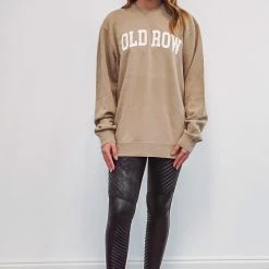 Ladies' Old Row Premium Crewneck Sweatshirt Sandstone