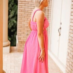 Purple Door Boutique Pink Cutout Textured Midi Dress New Arrivals 8 Purple Door Boutique Pink Cutout Textured Midi Dress New Arrivals