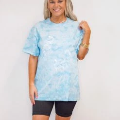 Ladies' Distressed Vintage Couture My Tiger Blue Tee