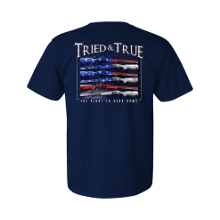 Tried And True Flag Navy T Shirt