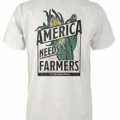 Turnrows America Needs Farmers White T Shirts T-Shirts