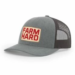Turnrows Farm Hard Grey Hat Hats