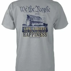 T-Shirts Turnrows We The People Gray T Shirt