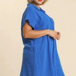 Purple Door Boutique New Arrivals Beach Days Cobalt Blue Gauze Dress 12 Purple Door Boutique New Arrivals Beach Days Cobalt Blue Gauze Dress