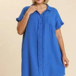 Purple Door Boutique New Arrivals Beach Days Cobalt Blue Gauze Dress 11 Purple Door Boutique New Arrivals Beach Days Cobalt Blue Gauze Dress
