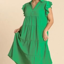 Purple Door Boutique Sweet Surprise Kelly Green Midi Dress New Arrivals