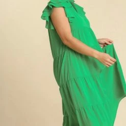 Purple Door Boutique Sweet Surprise Kelly Green Midi Dress New Arrivals
