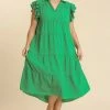 Purple Door Boutique Sweet Surprise Kelly Green Midi Dress New Arrivals