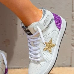 Vintage Havana Dream High Top Glitter Sneakers New Arrivals