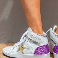 Vintage Havana Dream High Top Glitter Sneakers New Arrivals