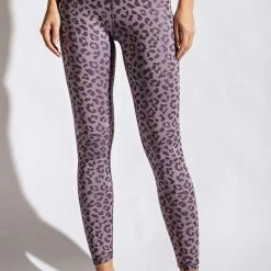 Purple Door Boutique New Arrivals Chintz Leopard Print Violet Verbena Leggings