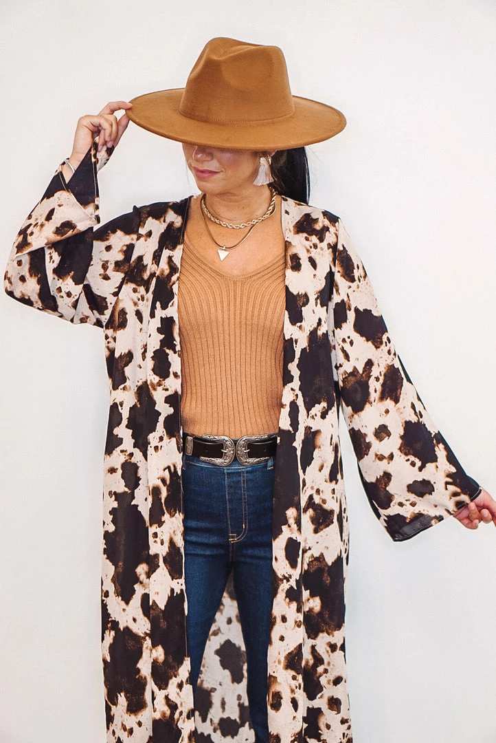 Purple Door Boutique Wildlife Tan Animal Print Duster 2 Purple Door Boutique Wildlife Tan Animal Print Duster